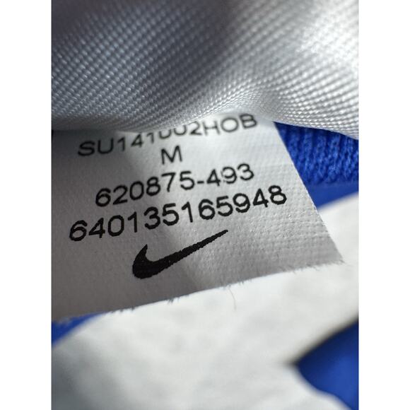 Nike Futbol Dri-Fit Track Jacket Royal Blue White Zip Front Men’s Medium - Picture 6 of 10